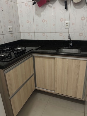 Private kitchen - Apartment 02 in Manaus near the Arena da Amazônia (Dom Pedro Manaus)