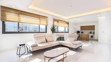 75-inch LED TV with cable channels