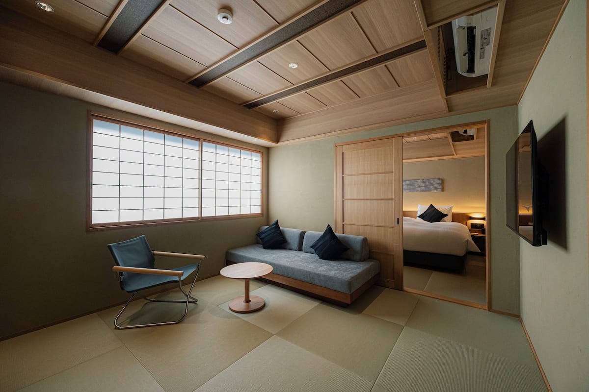 Deluxe Suite with Sofa bed 44sqm | In-room safe, free WiFi, bed sheets