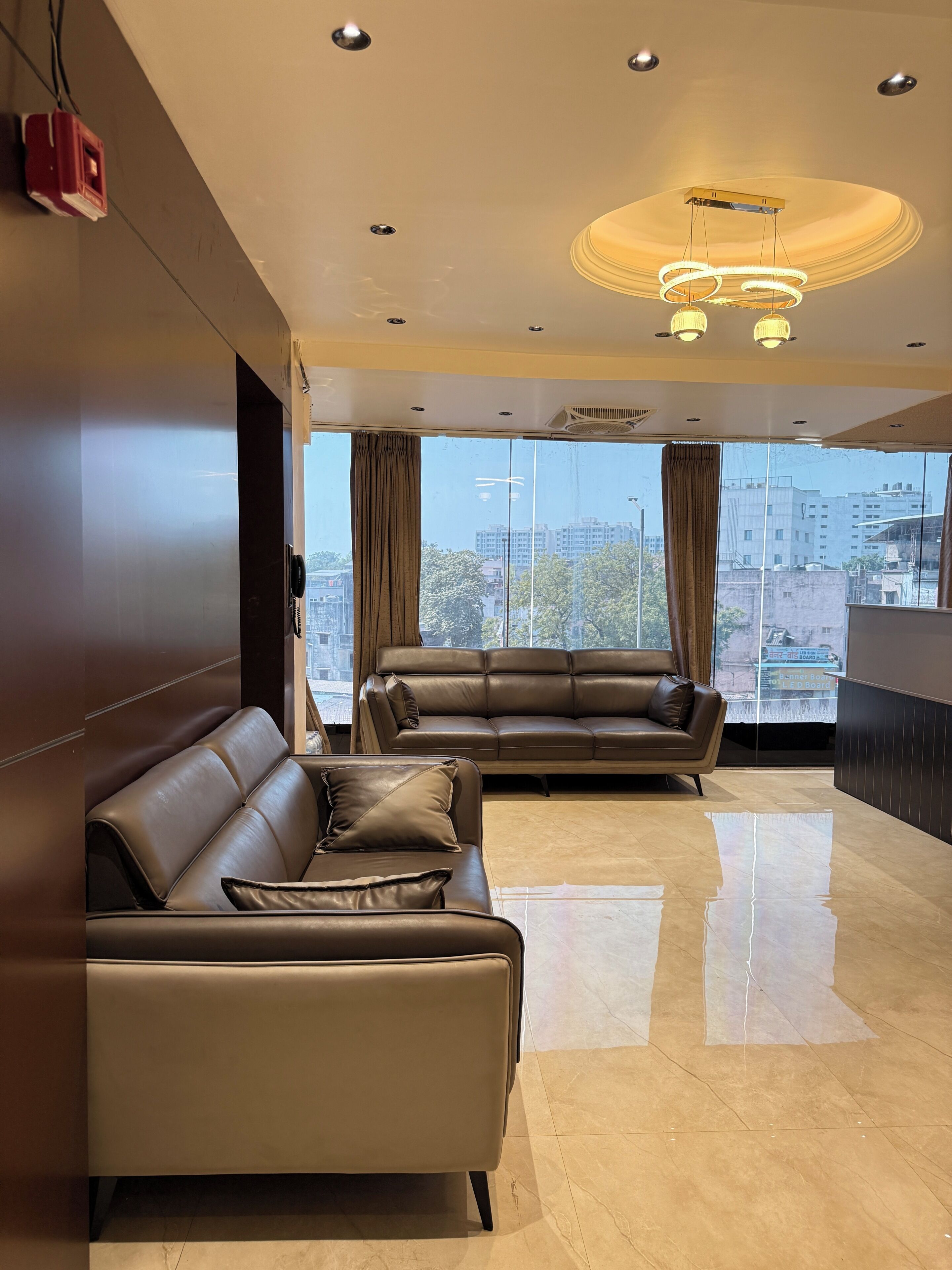 Zona de estar del vestíbulo