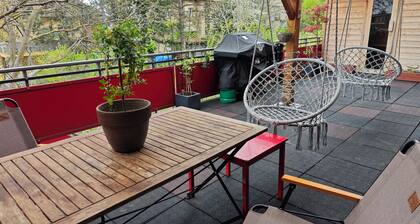 Sauna, grill apartement