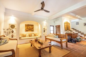 Family Villa, 5 Bedrooms, Private Pool | Living area - Villa Tropical Svasti by Nakula (Canggu)