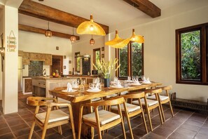 Family Villa, 5 Bedrooms, Private Pool | Dining room - Villa Tropical Svasti by Nakula (Canggu)