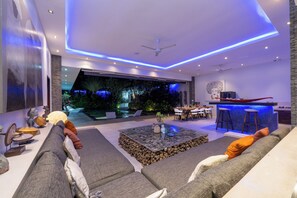 Villa, Private Bathroom, Poolside | Living area - Villa Naema - 4 BR Private Villa (Seminyak)