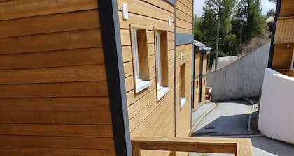 New, cosy, quiet chalet, 200m from the slopes and village center