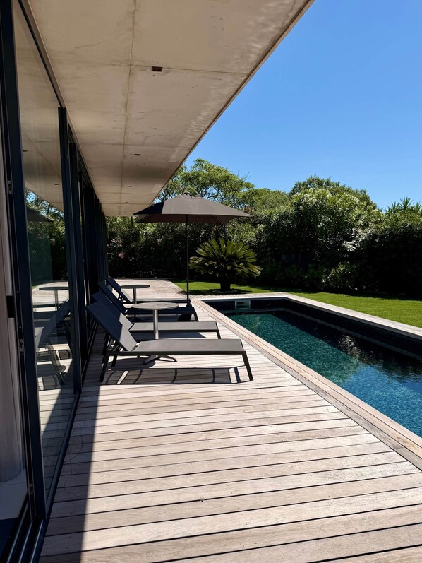 Indoor pool, outdoor pool