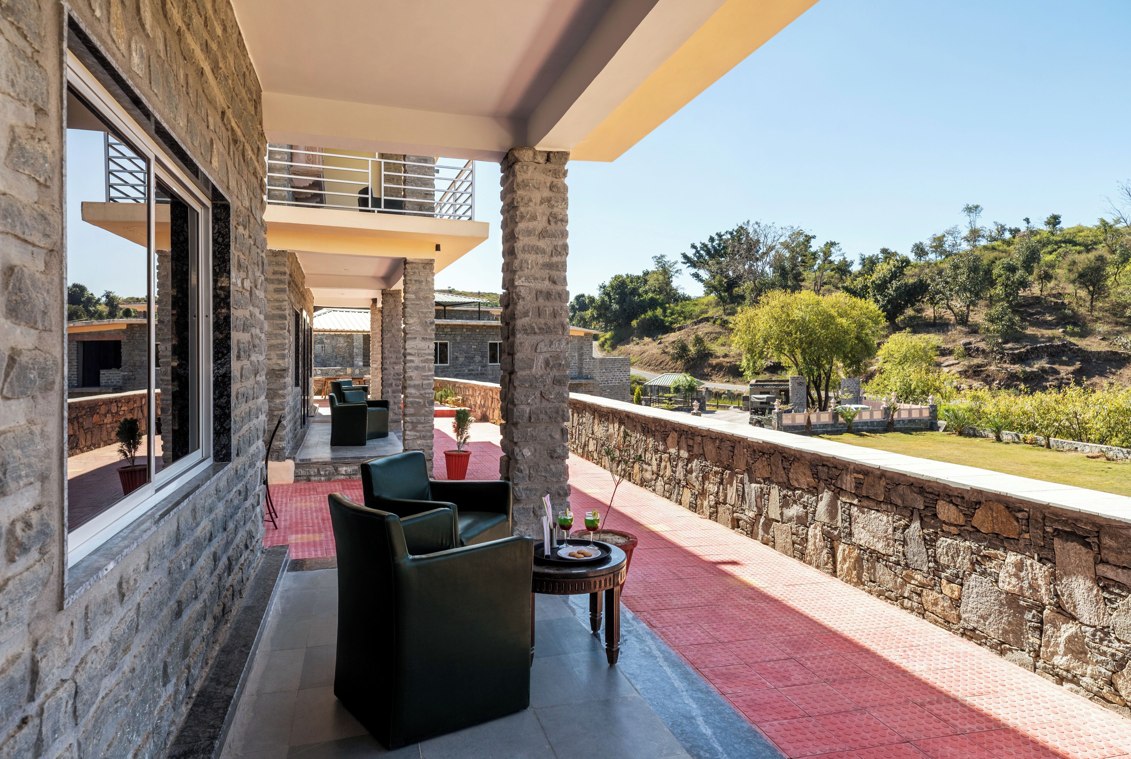 Habitación Deluxe doble, vistas a la montaña | Balcón