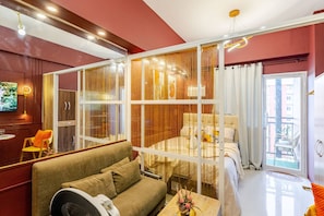 1 habitación, internet, ropa de cama y acceso para silla de ruedas