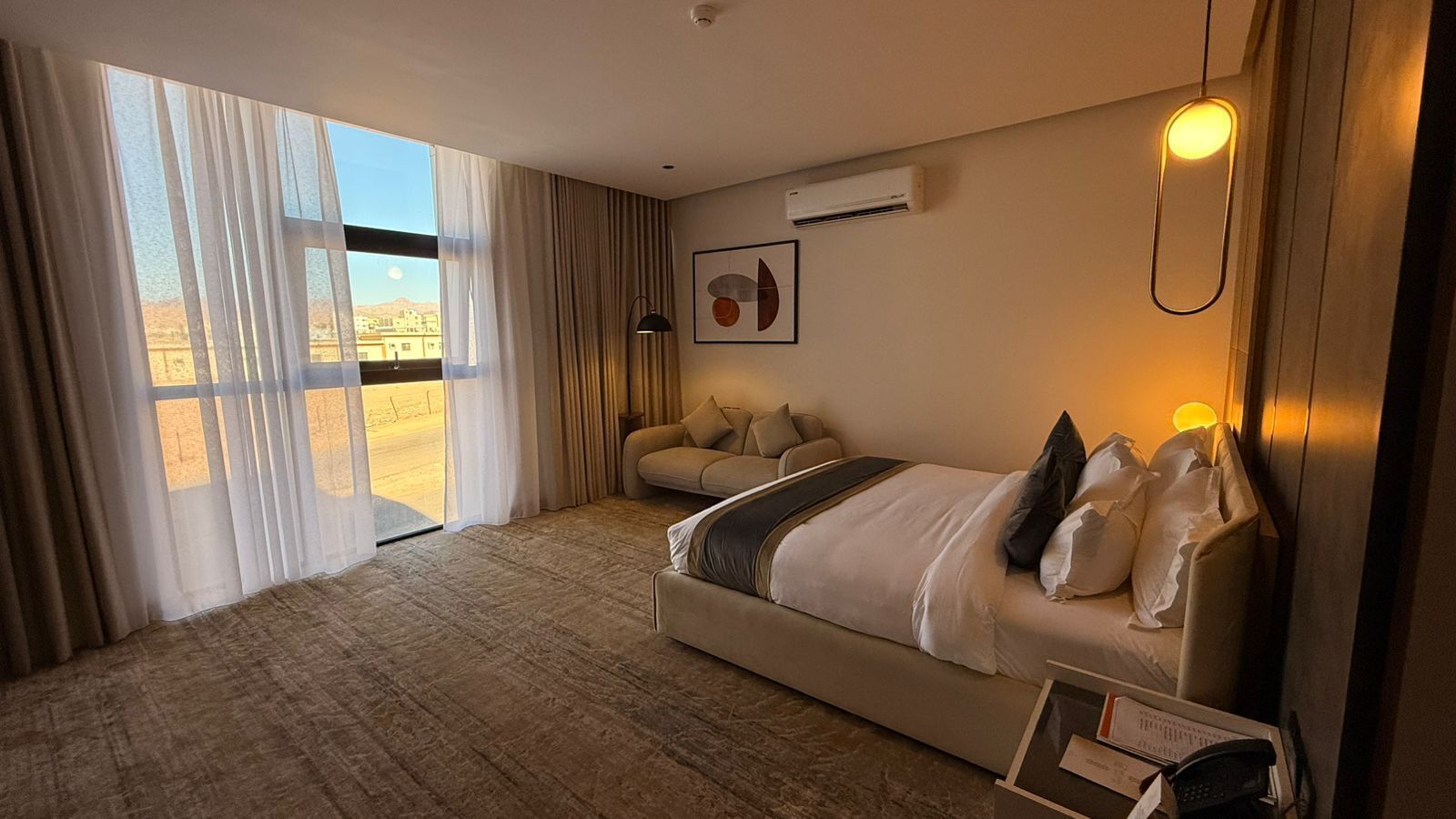 Superior Studio, 1 Queen Bed, City View | Desk, laptop workspace, soundproofing, iron/ironing board