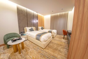 Deluxe Double or Twin Room | Desk, laptop workspace, soundproofing, iron/ironing board - White Season Hotel (Haql)