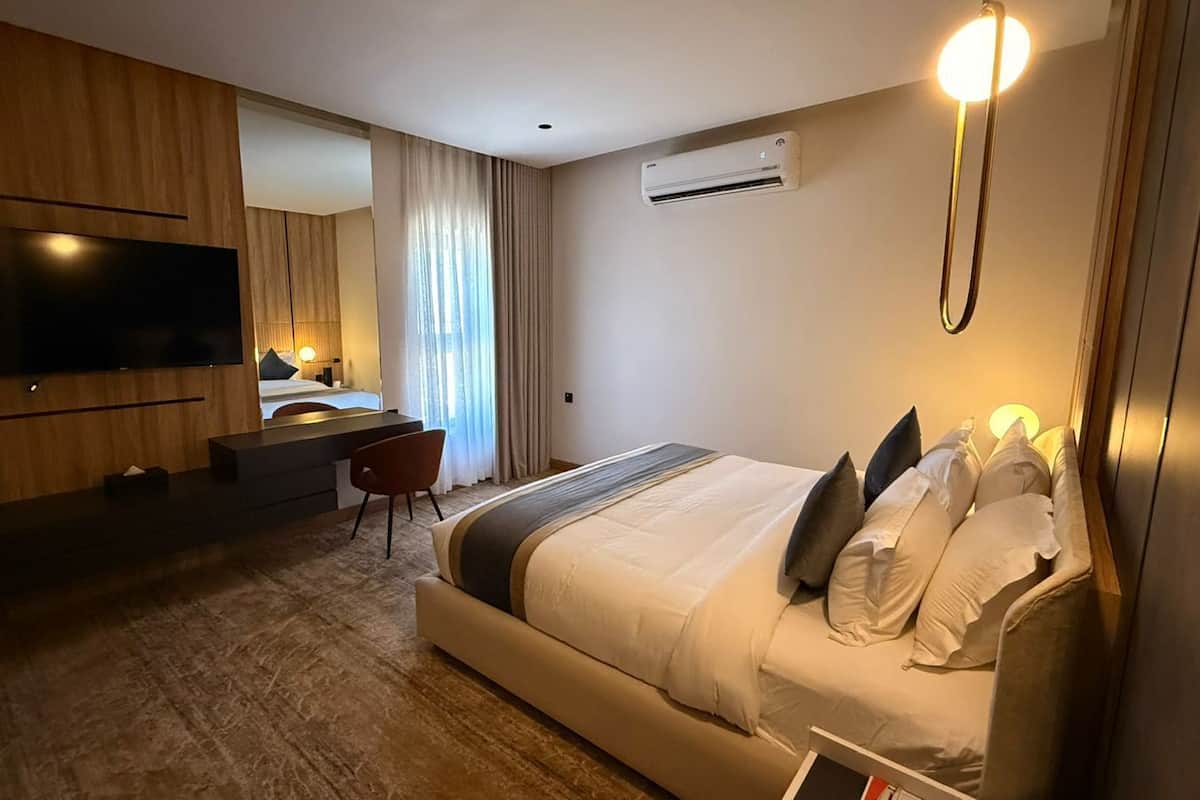 Desk, laptop workspace, soundproofing, iron/ironing board