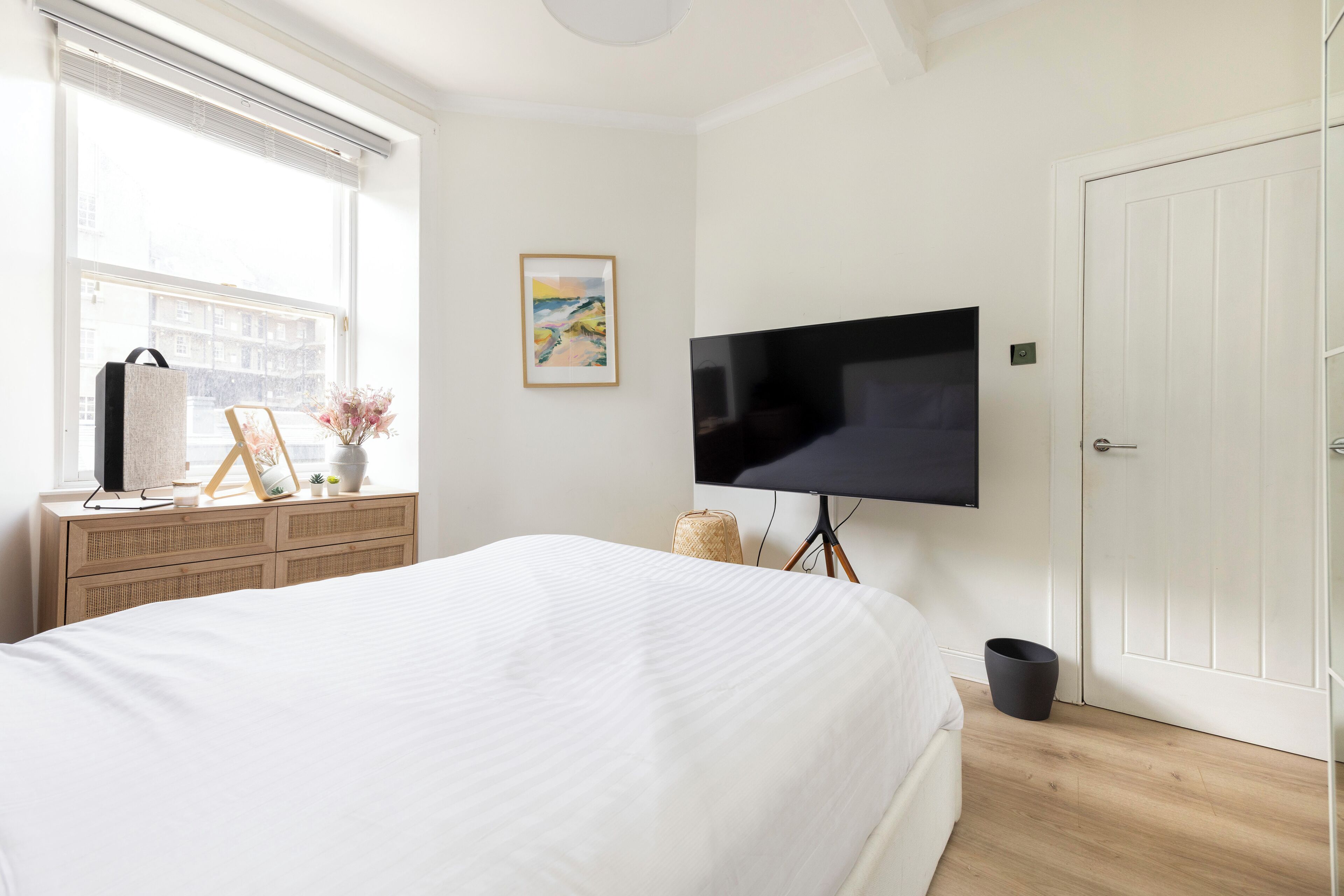 Apartment, City View | Laptop workspace, blackout drapes, free WiFi, bed sheets