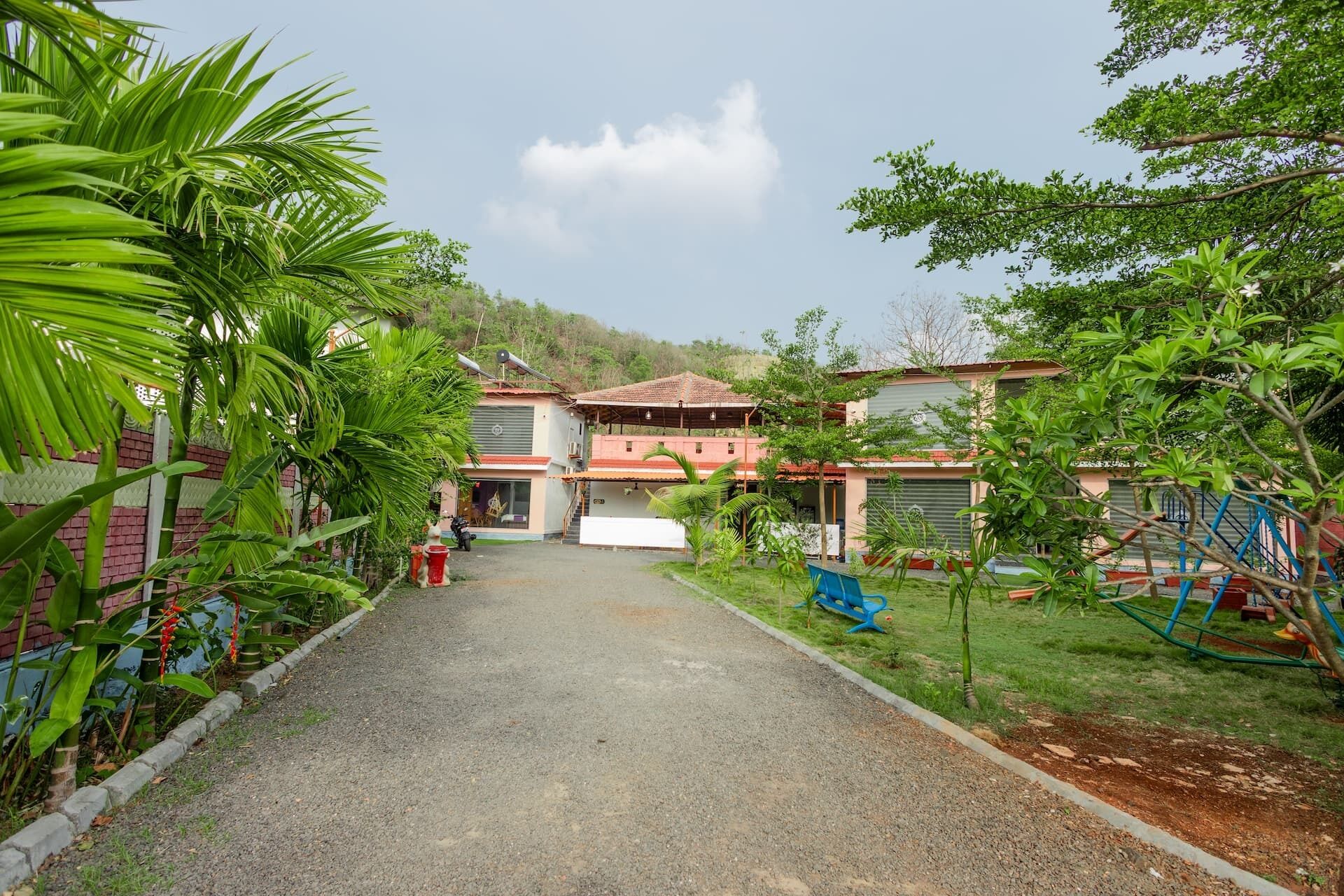 Fassade der Unterkunft