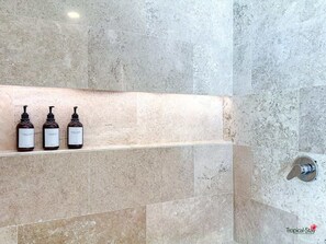 Shower, hair dryer - Aldea Zama Apartment Kitchen Full Gym Wifi Cinema (Tulum)