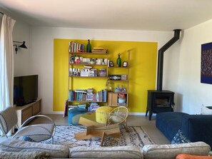 Living area - Rent our lovely house with pool in Fontvieille (Fontvieille)