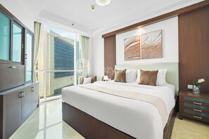 อพาร์ทเมนท์, 3 ห้องนอน, วิวเมือง | เตารีด/โต๊ะรีดผ้า, Wi-Fi ฟรี