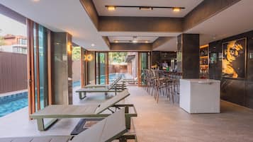 Sala de estar en el lobby