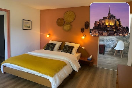 Quarto premium, para não fumantes | Roupas de cama premium, individualmente decorados. Domaine La Perruche