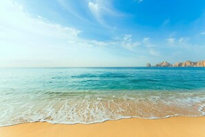 On the beach