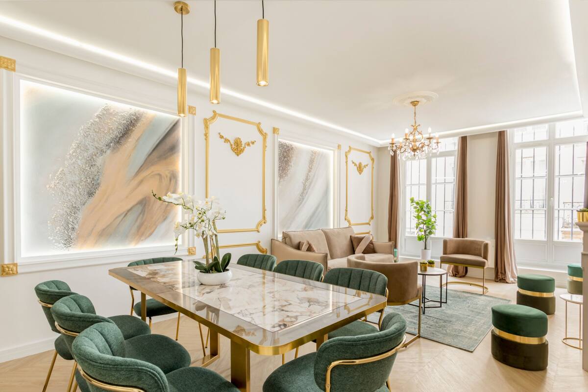 Appartement, vue ville | Coin séjour