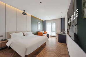 Comfort Double Room, City View | Blackout curtains, soundproofing, iron/ironing board, free WiFi - Tingxi Hotel Science Avenue Subway  (Hefei)