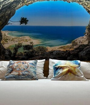 2 室のベッドルーム、ベッドシーツ