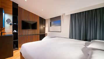 Superior-Doppel- oder -Zweibettzimmer | Hochwertige Bettwaren, Minibar, Zimmersafe, individuell dekoriert