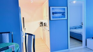 Apartment, 1 Bedroom, Balcony, Garden View | Dining room - Modern Apartment in Drammen Nature & City (Drammen)