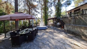 Villa, 5 Bedrooms, Private Pool, Garden View | Terrace/patio