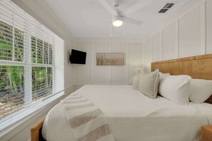 5 bedrooms, iron/ironing board, travel cot, free WiFi