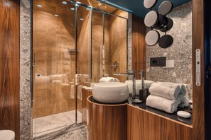 Bidet, toallas