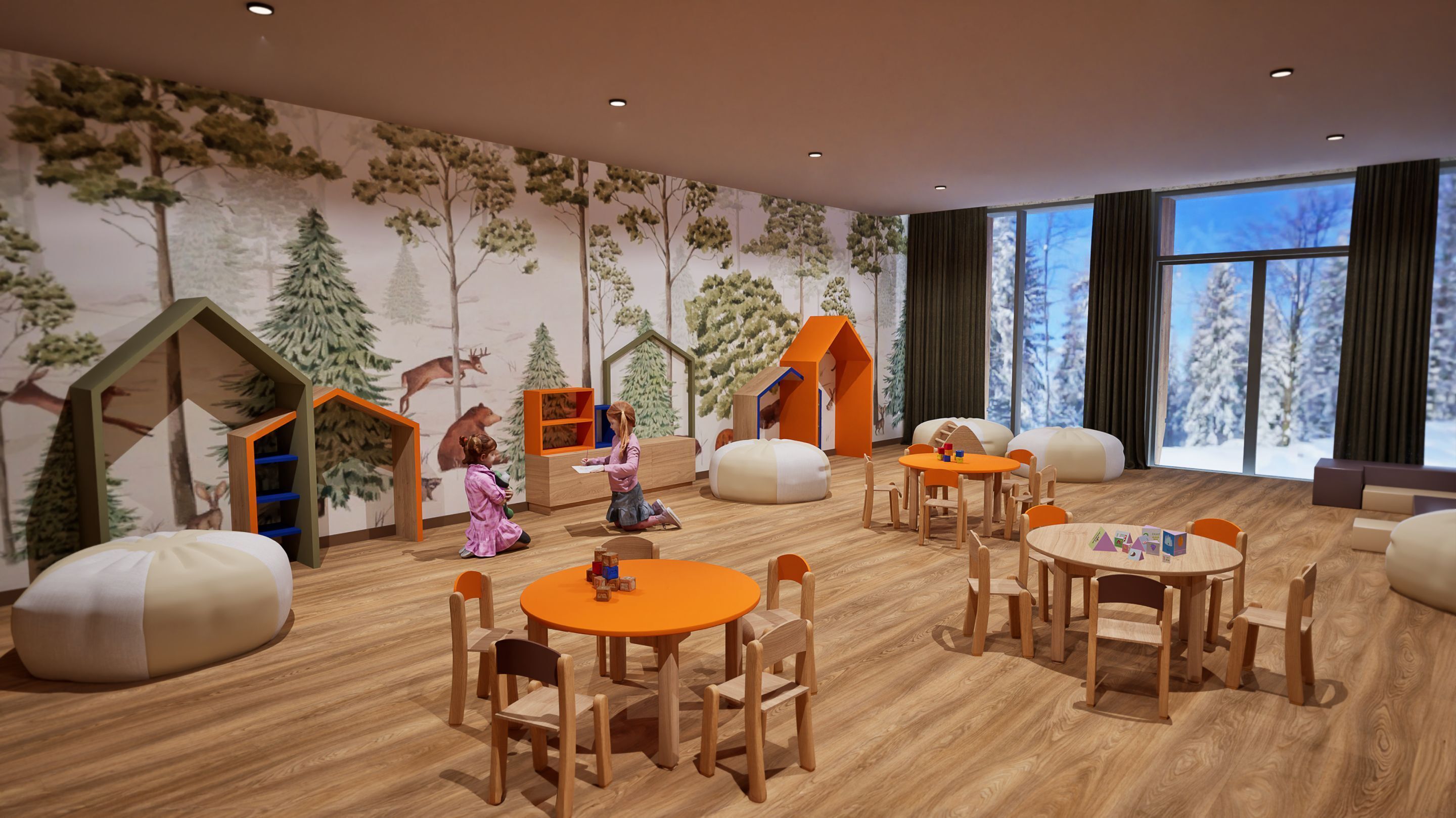 子供用の遊び場 - 屋内