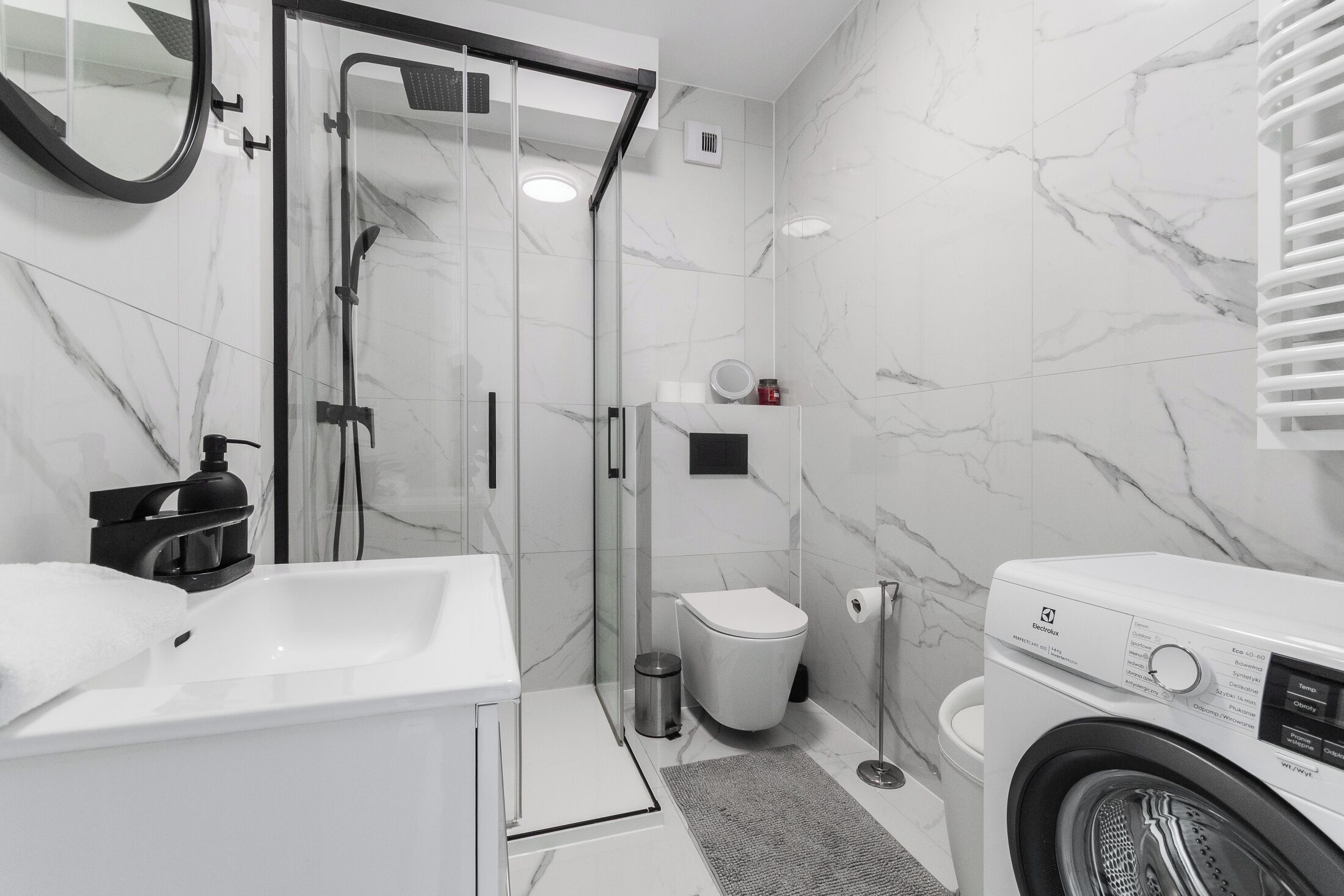 Classic-Apartment, Balkon, Meerblick | Badezimmer