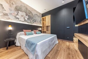 Deluxe-Doppelzimmer | Zimmersafe, Schreibtisch, laptopgeeigneter Arbeitsplatz