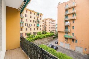Apartment, 2 Bedrooms, Balcony, Courtyard View | Courtyard view - Spacious flat with Balcony (Genoa)