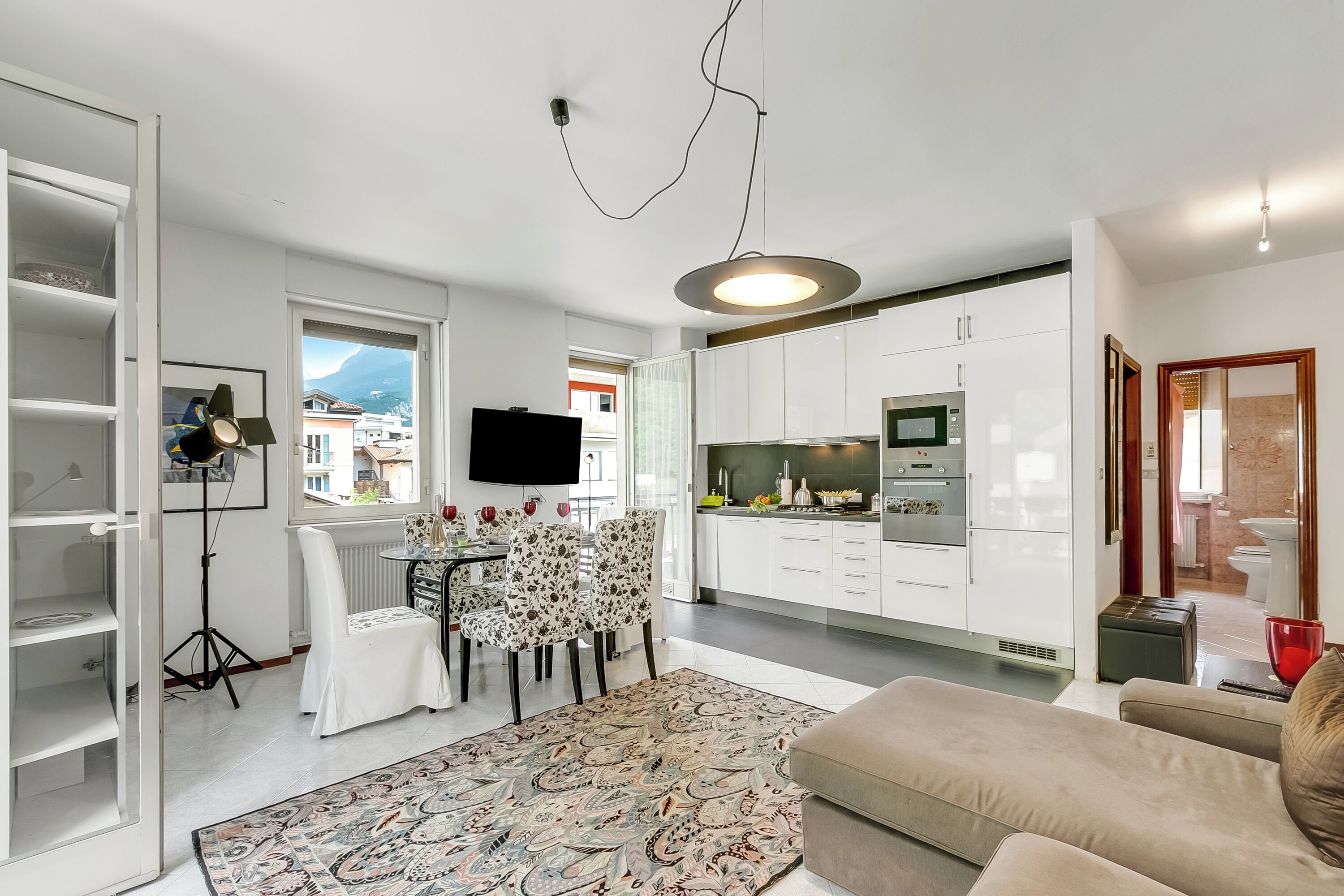 21-inch TV with satellite channels