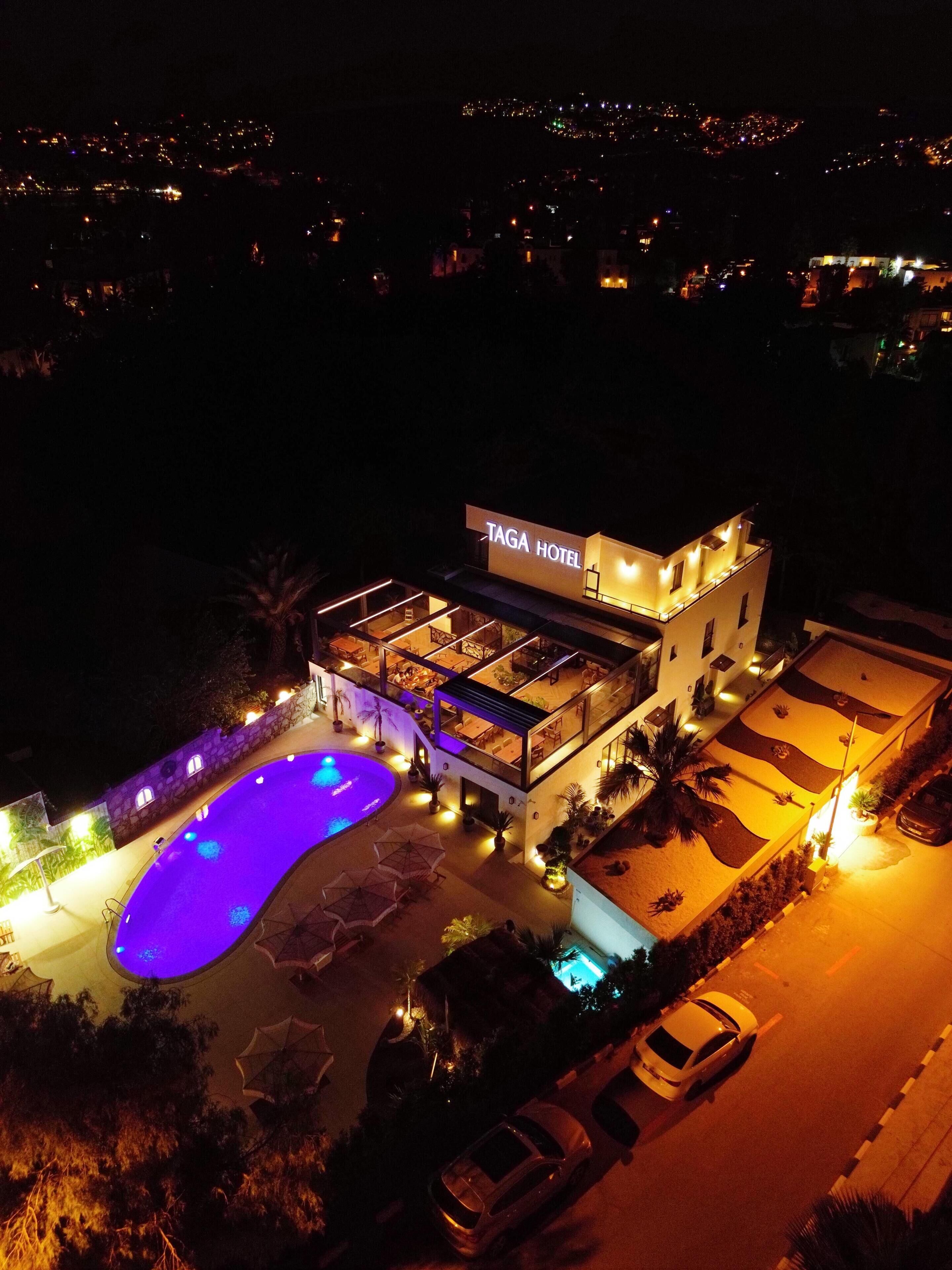 Front of property - evening/night