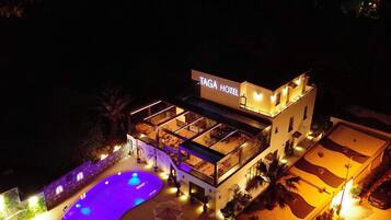 Front of property - evening/night