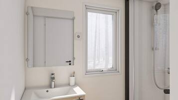 SĂšche-cheveux, serviettes fournies, papier toilette