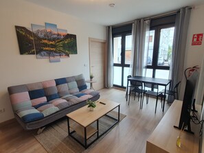 Apartment, 1 Bedroom, Ground Floor | Living area - Sella Rooms (Arriondas)