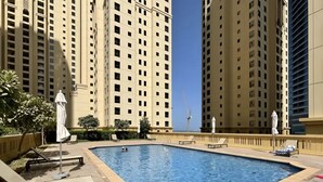 Pool - Phaedrus Living Bahar Coastal Seaview Apartment (Dubai)