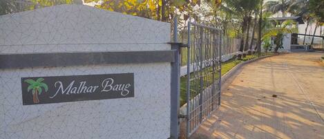 Voorkant van accommodatie