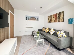 Living area - 2 Bedroom Quayside Lofts (Newcastle-upon-Tyne)
