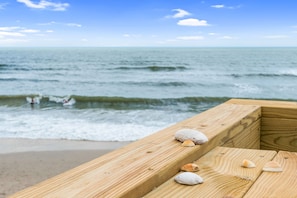 On the beach