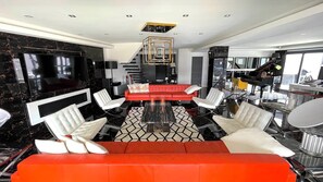 Living area - Villa Médusa, design and comfort close to the beach (Vic-la-Gardiole)