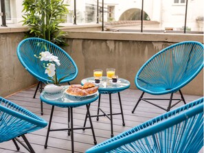 Appartement, balcon, vue ville | Terrasse/Patio
