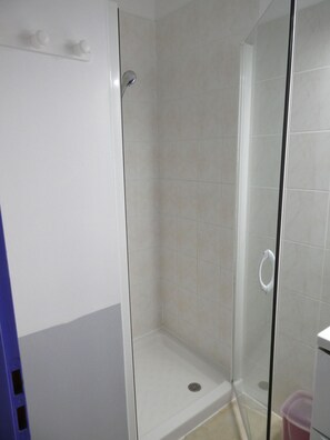 Shower, hair dryer