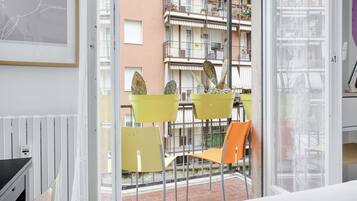 Studio, 1 tweepersoonsbed, balkon | Balkon