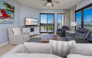 Condo, 3 Bedrooms | Living area - Phoenix X 101 3 Bedroom Condo (Orange Beach)