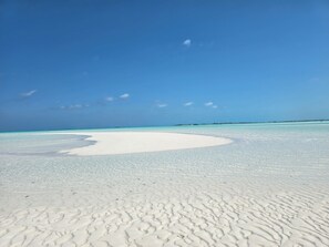Chaises longues, serviettes de plage